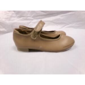 Dance Tap Shoes Danshuz 534 Toddler 13.5M Tan Mary Jane Easy Strap 2025